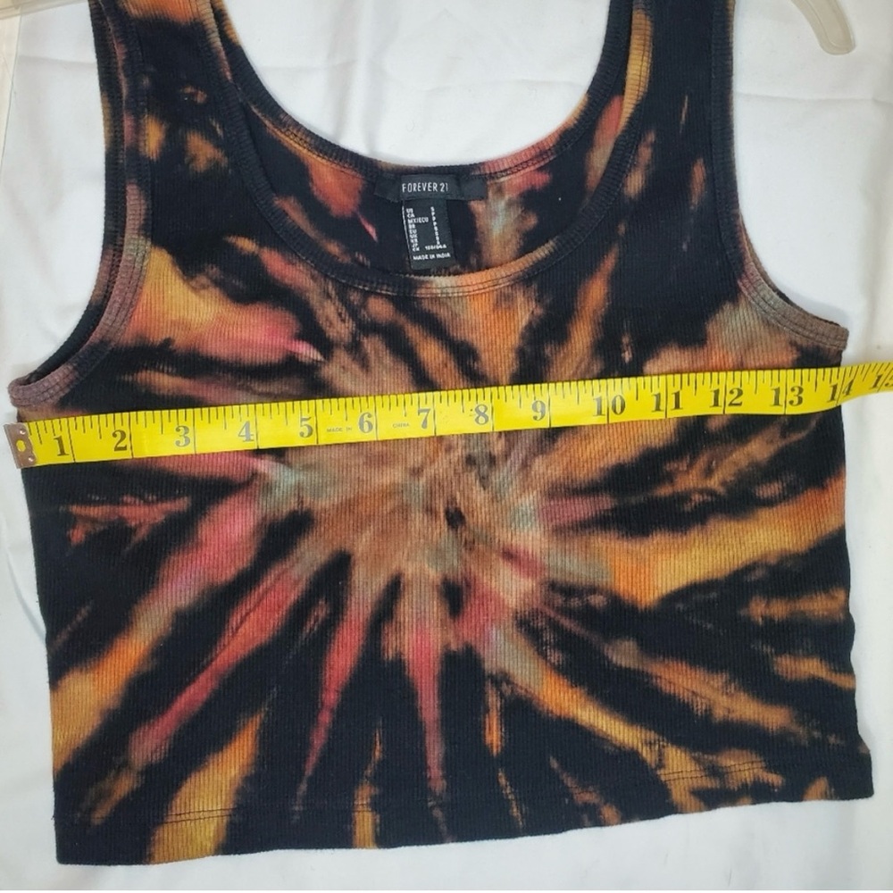 Forever 21 Tie Dye Crop Tank Top - Picture 5 of 7